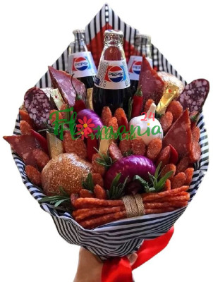 Мужской съедобный букет №10